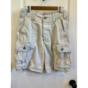 Y2k Hollister Shorts 30 Men’s Beige Distressed Vintage Khakis Baggy Grunge Cargo